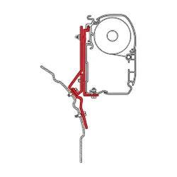 Fiamma F45 Awning Mounting Bracket Kit to Suit VW T4