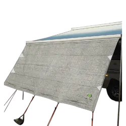 Coast To Coast Front Sunscreen To Suit Fiamma/Carefree Box Awning Grey 3.85 x 1.8m