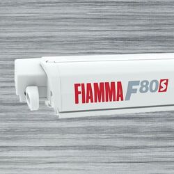 FIAMMA F80s 290 POLAR WHITE AWNING - ROYAL GREY CANOPY. 07830A01R