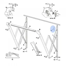 Carefree Altitude Awning Upper Wire Cover Black - R041331-006