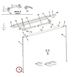 Carefree Freedom Awning Carport Foot - R00394