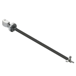 Lippert Solera Awning Parts - Idler Head & Spring Assembly (C) - Pc White. 771669