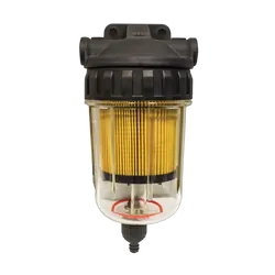 Easterner See-Thru Water Separating Fuel Filter Kit Plastic Head