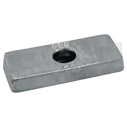 Zinc Block Anode Rectangular Bolt on 155mm x 80mm x 25mm