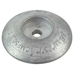 Zinc Rudder Anode 50mm Diam - Pair