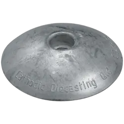 Zinc Rudder Anode 125mm Diam - Pair