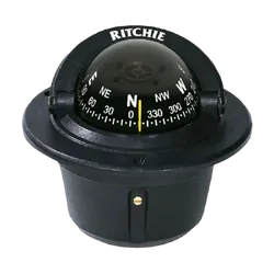 Ritchie Compass Explorer Flush Mount Black F-50