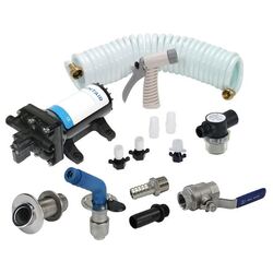 Shurflo Deck Wash Kit Complete 15Lpm/60Psi Stainless Steel Pick Up & Ball Valve