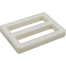 Canopy Buckle Nylon Suit 25mm Webbing White - Pack Of 10