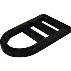 Canopy Buckle D Nylon Suit 25mm Webbing Black - Pack Of 10