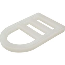 Canopy Buckle D Nylon Suit 25mm Webbing White- Pack Of 10