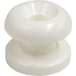 Canopy Cord Button Nylon Suit 8mm White - Pack Of 10
