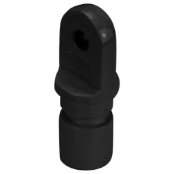 Canopy Tube End Nylon Suit 19mm x 1.6mm Tube Black - Pack Of 100