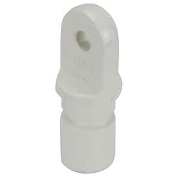 Canopy Tube End 19mm x 1.6mm White