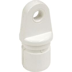 Canopy Tube End 25mm x 1.6mm White