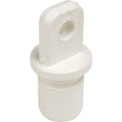 Canopy Tube End 25mm x 3mm White