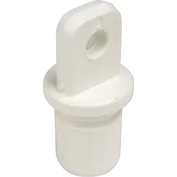 Canopy Tube End 25mm x 3mm White