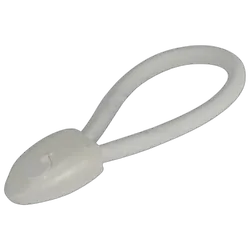 Stretch Loop 6mm x 80mm White-10 pk
