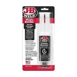 J-B Weld Plastic Bonder Adhesive Syringe Black 25ml