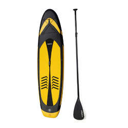 Stand-Up 10'6" Inflatable Paddle Board - Black/Yellow