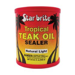 Starbrite Tropical Teak Oil/Sealer Natural Light 946ml
