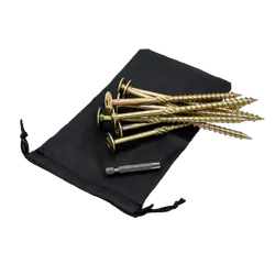 Aussie Traveller Screw In Mat Pegs - 8 Pack