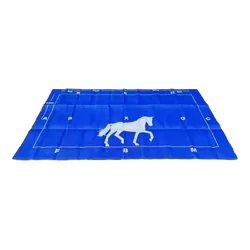Affordable Camping Mats Annex Mat Equestrian Dressage Navy/Grey 4.0 x 2.4m