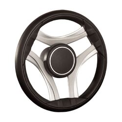 Gussi Durello Steering Wheel Alloy 3 Spoke 350mm Black