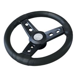 Gussi Steering Wheel Lugana Black 350mm