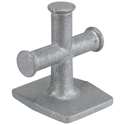 Cross Bollard 100mm Alloy Weld On