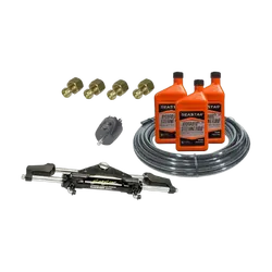 Seastar Standard Steering Kit - Front Mount - Single Outboard 4.9 Turns Suits Up to 300HP