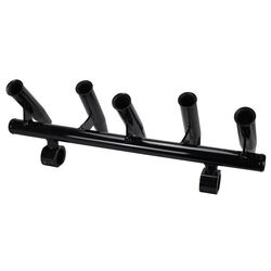T-Top Rocket Launcher Black Clamp On - 5 Rod Holders