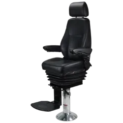 Seat Relaxn Seafarer Pilot Black Inc Pedestal 520-680 And Footrest