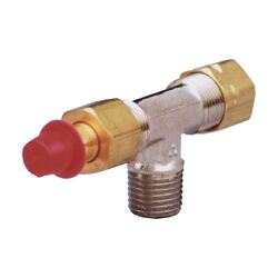 Baystar Bleeder Tee - Brass To Suit Outboard Hose Pk 2
