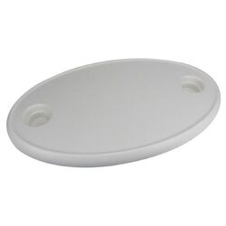 Table Top Oval White 457mm x 762mm (18" x 30")