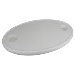 Table Top Oval White 457mm x 762mm (18" x 30")