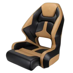 Relaxn Mako Premium Boat Seat Black Carbon & Tan
