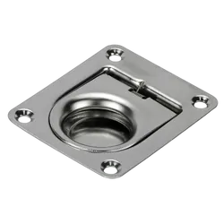 Lift Ring Anti Rattle Stainless Steel 62mm x 52mm