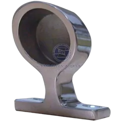 Hand Rail End G316 Stainless Steel 7/8"-22mm 60 Degree Angled