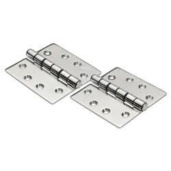 Hinge Cast 100mm 316G HD Non Rattle Pair