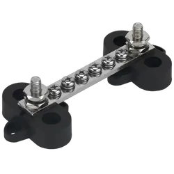 Heavy Duty Buss Bar 6Way 2 Stud