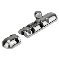 Slim Barrel Bolt Through Hole Mount 88mm x 18mm