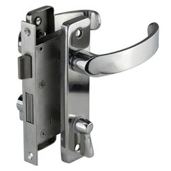 Door Set Lockable LH Out S/S To Suit 19-38mm Doors