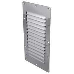 Stainless Steel Louvre Vent 127mm (W) x 228mm (H)