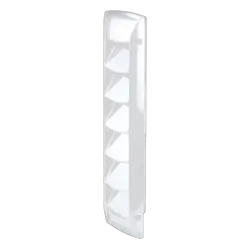 Abs Slotted White 7 Louvered Vent