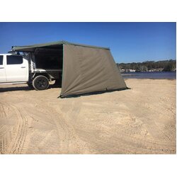 30 Second Wing Awning Solid Wall - Medium 2.1m