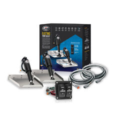 Lenco Complete Edge Mount Trim Tab Kit 12" X 12" Double Rocker