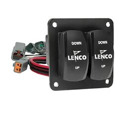 Lenco Double Rocker Trim Tab Switch Kit -12V/24V Single Actuator System