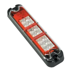 Model 281 - 12V Led Signal Light - Red, Amber & White (Stop, Tail, Turn Signal & Reverse)