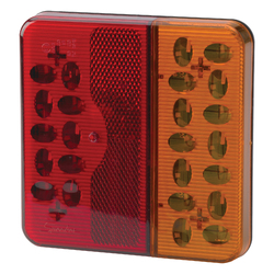 Model 223 - 12/24V Led Signal Light - Red/Amber (Stop, Tail & Turn Signal)